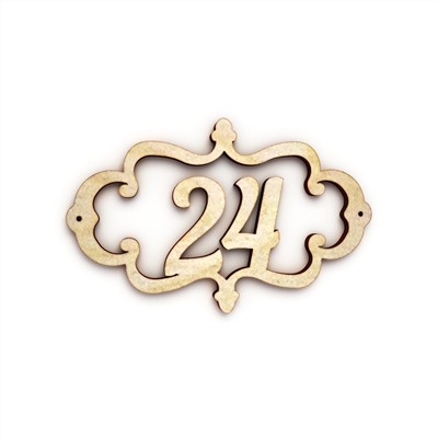 Номер на дверь 24