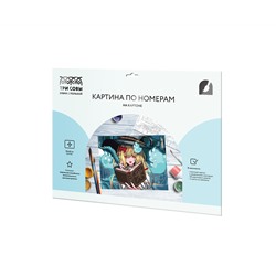 Картина по номерам на картоне ТРИ СОВЫ "Аниме", 30*40, с акриловыми красками и кистями