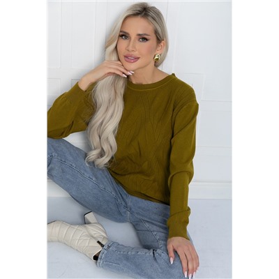 Джемпер Долорес (желто-зеленый) Б12168-12