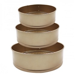 Набор форм Kelli KL-048 3 разъемных формы круг с антипригарным покрытием 24/26/28см (12)