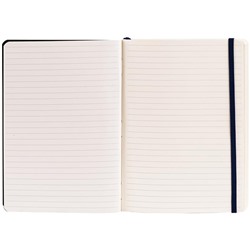 Записная книжка A5 72л. кожа, Clairefontaine "Cuiris. Oil", 90г/м2, на резинке, ляссе, карман