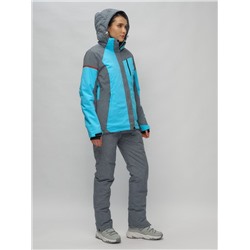 Горнолыжный костюм женский голубого цвета 02272-2Gl