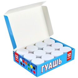 Гуашь 12 цветов по 10 мл, «Человек-паук»
