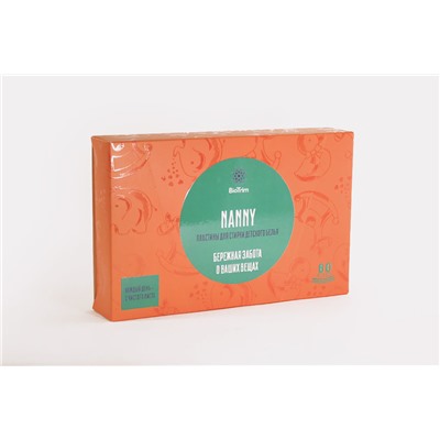 ПЛАСТИНЫ ДЛЯ СТИРКИ ДЕТСКОГО БЕЛЬЯ BIOTRIM NANNY