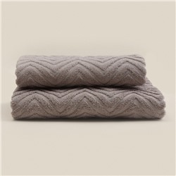 Полотенце махровое SL HOME: Geometry "Саббиа" 50х90 см, 83% хлопок, 17% лён, 500 г/м2