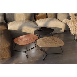 Столик журнальный SHT-CT52-3
                        кариф / черный муар