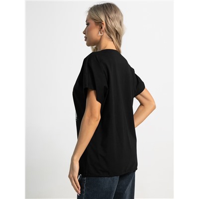 Блуза Фло (черная) Б15507-20М