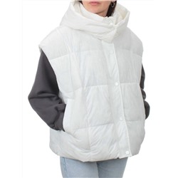 24001 WHITE Жилет утепленный женский (100 гр. холоффайбер)