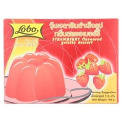 Десерт из клубники - желе Lobo 110 грамм