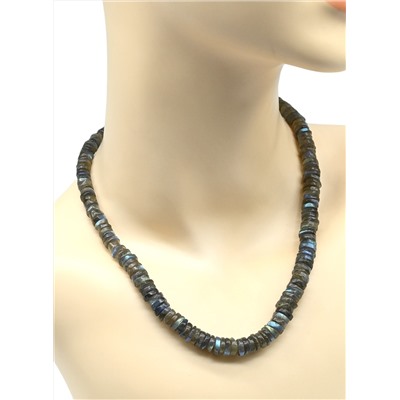 Бусы из Лабрадора диск 8*2мм, 45,5см, 55,7г