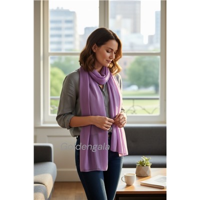 Шарф шифоновый однотонный Арт 0984/14