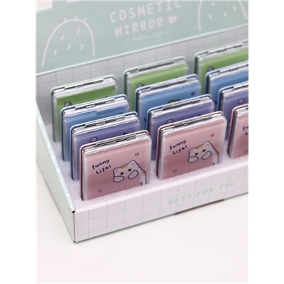 Набор зеркал «Happy Animals» шоу-бокс 12 шт. (4 цвета)