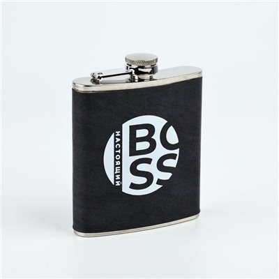 Фляжка «Настоящий BOSS», 210 мл