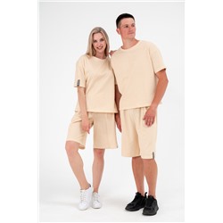 Костюм из футера унисекс / Песочный