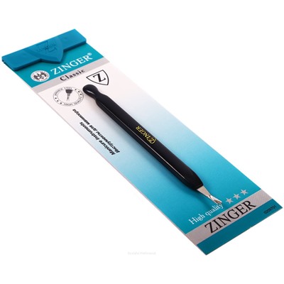 Zinger Триммер для удаления кутикулы / Classic SLC-703-B black logo#1, 11,5 см