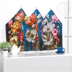 Набор из 3-х кухонных полотенец Цветалина