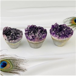 Радуга Самоцветов Друза Аметиста резная