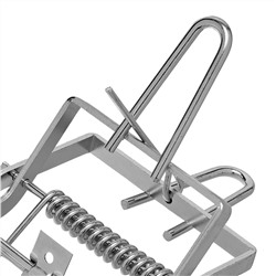 Кротоловка-капкан плунжерная, оцинкованная Сибртех