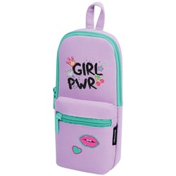 Пенал мягкий 1 отделение, 1 карман, 210*90*40 Berlingo "Girl power", текстиль