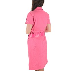 9939 PINK Платье женское (85% хлопок, 10% вискоза, 5% лайкра)