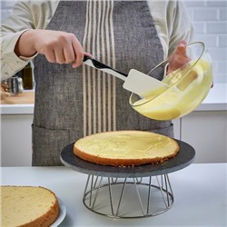 GUBBRÖRA Скребок для теста, черный/белый