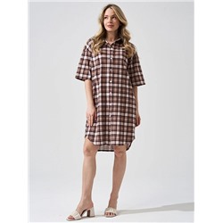 Женский халат "Комфорт" 2373-К / Коричневый