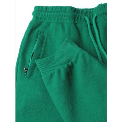 H108 GREEN Костюм спортивный женский (хлопок 90%, полиэстер 10%)