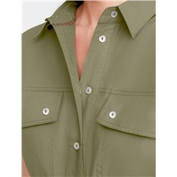 Блузка из легкого хлопкового поплина