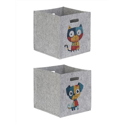 Органайзер для хранения "Котик-Пёсик", 30х30х30см, 24л