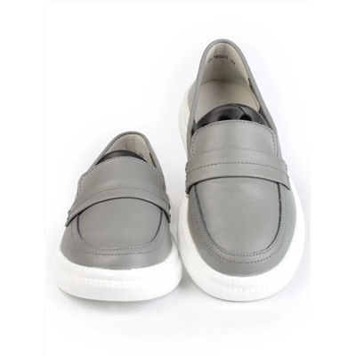 03-ZL-8501 DK. GRAY Полуботинки женские (натуральная кожа)