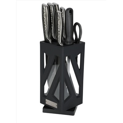 195-014 Набор ножей 7пр. на подставке в под.уп.(х6)