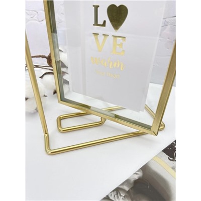 Фоторамка «Crown», gold, металл (10*15 см)