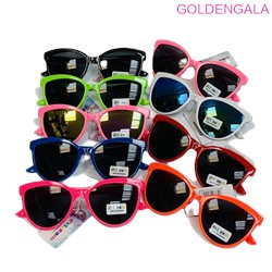 Очки солнцезащитные для девочек Арт 2001 №5 цвет красный