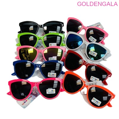 Очки солнцезащитные для девочек Арт 2001 №5 цвет красный