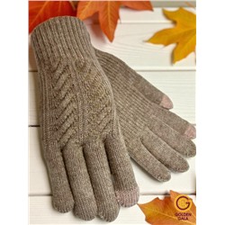 Перчатки женские вязанные сенсорные Арт 2023/13/7 тип 3