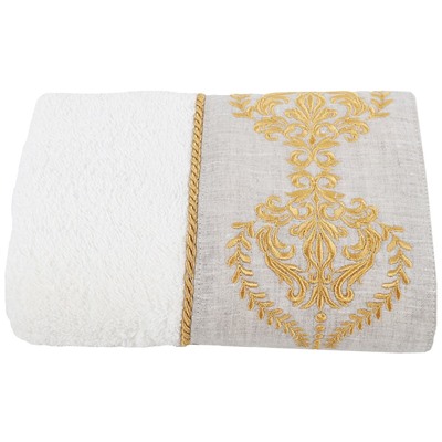 Махровoе Лицевое Полотенцe 50x90 см Hanzade Gold 50x90cm Havlu - EcoCotton