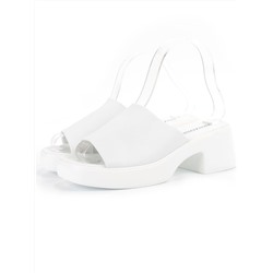 08-PED206-2 WHITE Босоножки женские (натуральная кожа)