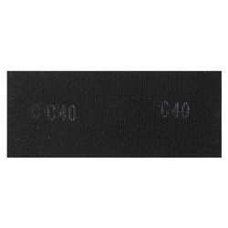 Сетка абразивная ТУНДРА, водостойкая, корунд, 115×280 мм, Р40, 10 шт.