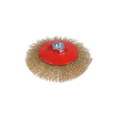 Щетка металлическая для УШМ ЛОМ, «тарелка», М14, 125 мм