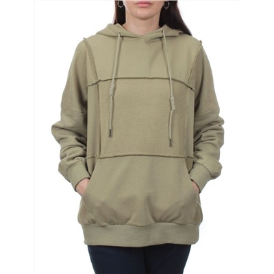 3258 OLIVE Худи женское (95% хлопок, 5% эластан)