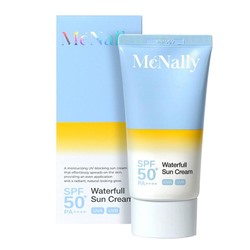 КРЕМ СОЛНЦЕЗАЩИТНЫЙ УВЛАЖНЯЮЩИЙ McNally Waterfull SPF50+ PA++++, 50 мл, 1 шт.