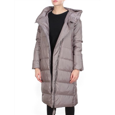 2118 LIGHT GRAY Пальто зимнее женское MELISACITI (200 гр. холлофайбера)