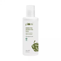 Тонер для лица с Зеленым чаем (200 мл), Green Tea Alcohol-Free Toner, произв. Plum