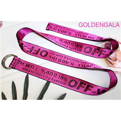 Ремень унисекс OFF-WHITE 3,5х135 см Р9 тип 6