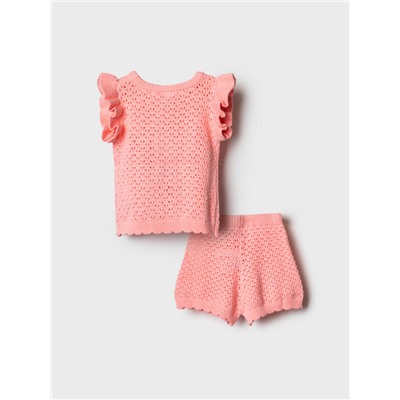 Комплект для девочки: футболка, шорты