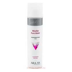 ARAVIA Professional Мицеллярная Вода 3 в 1 с экстрактом готу кола Micellar Pure Water 250 мл 9109