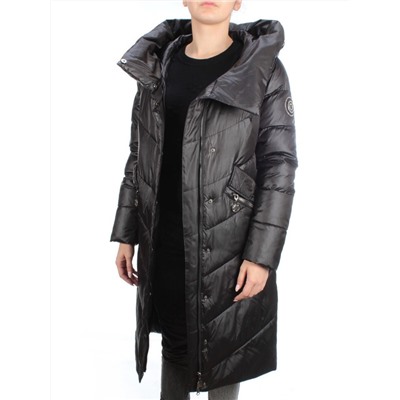 8351 BLACK Пальто женское зимнее JARIUS (200 гр. холлофайбера)