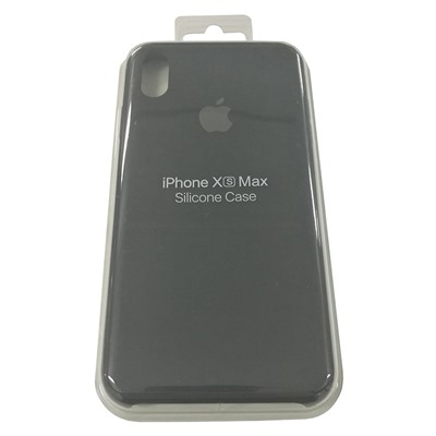 Силиконовый чехол для iPhone XS MAX грифельный