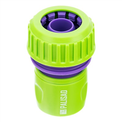 Набор для подключения шланга 3/4,пистолет 8 режимов полива, адаптер, 2 соединителя Palisad