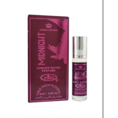 Масляные арабские духи  MIDNIGHT  МИДНАЙТ (Полночь), Аль-Рехаб , 6 мл.